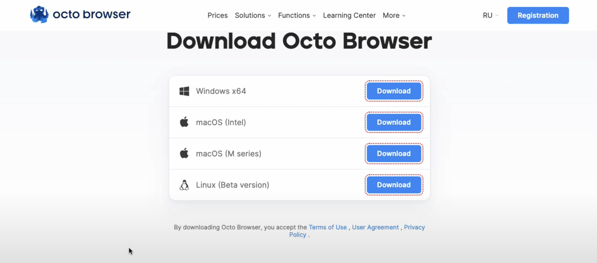 Download Octo browser