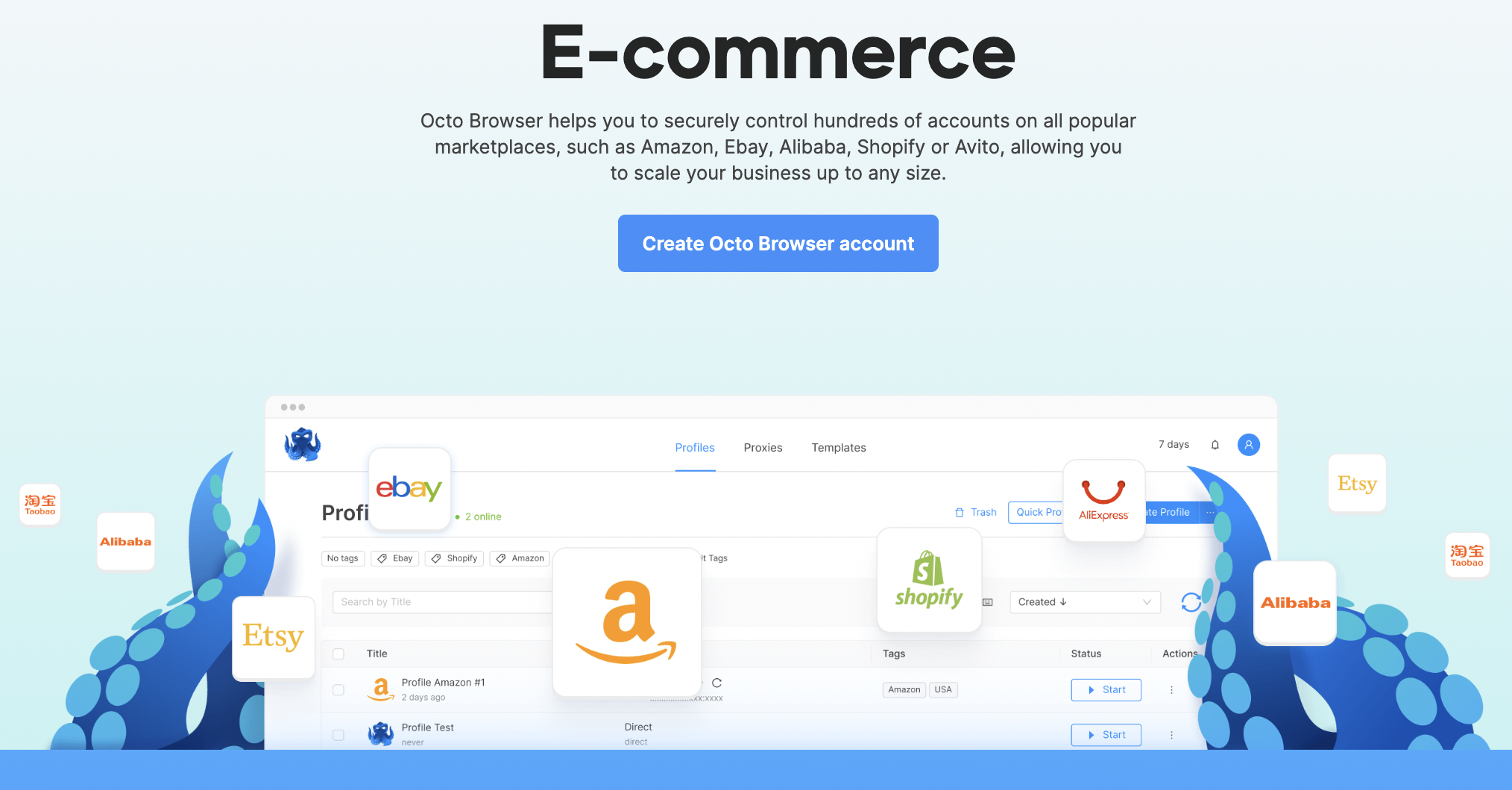 Octo Browser for E-Commerce