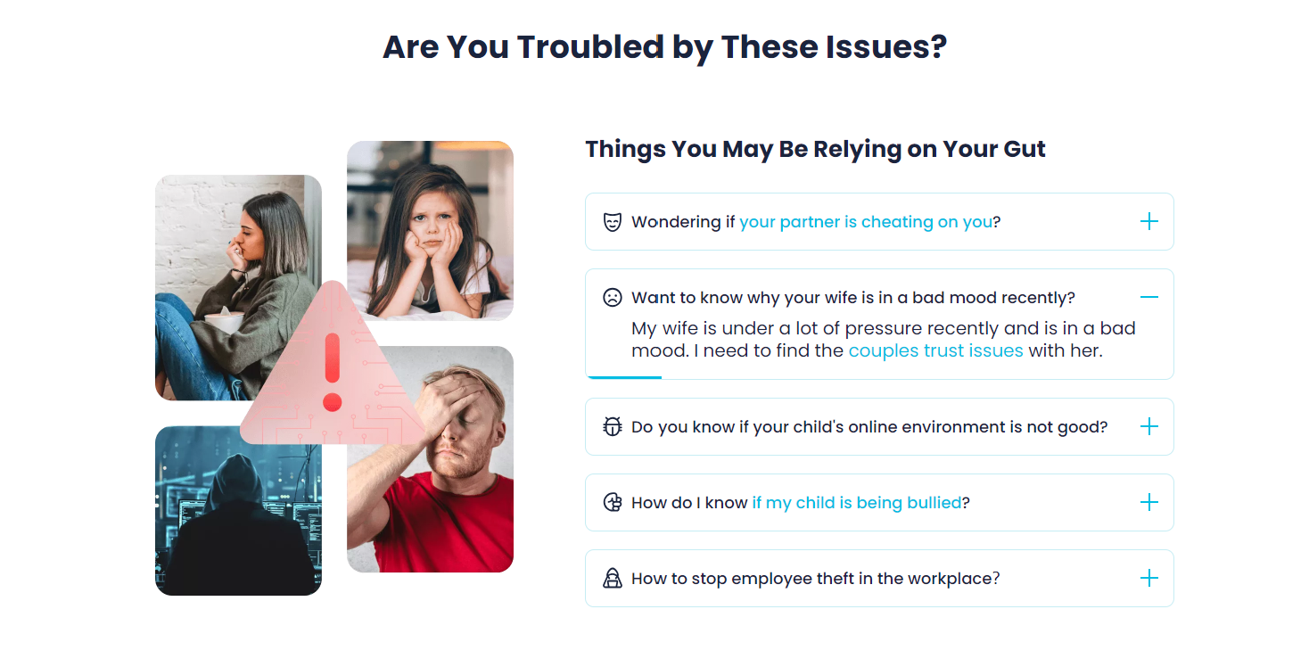Are you troubled by these issues?