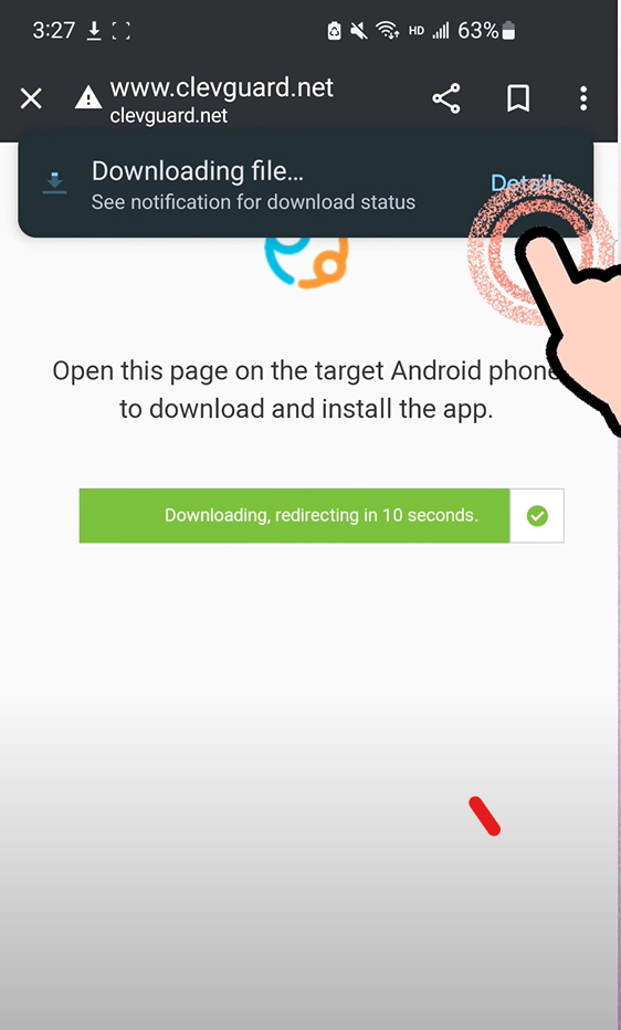 Installéiert KidsGuard Pro op Android