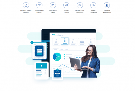 Memberpress Home Page