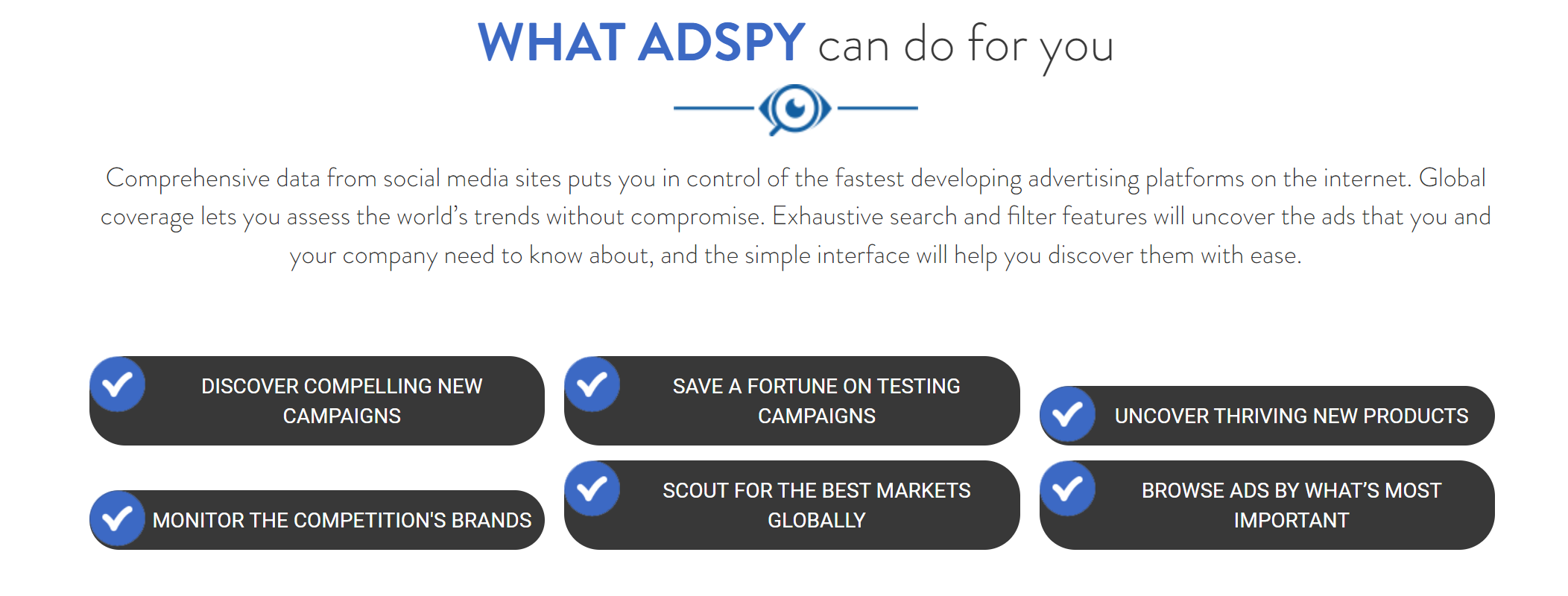 What adspy Can Do For You