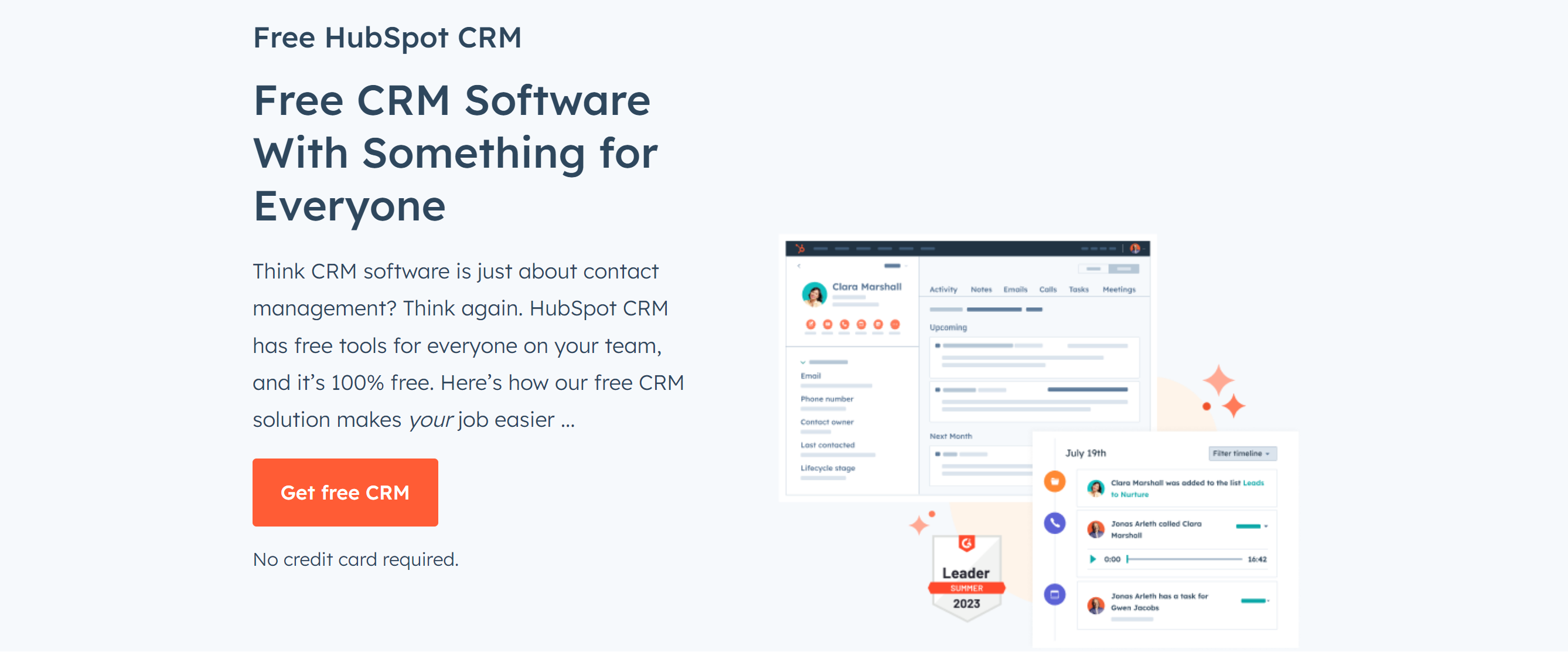 Free CRM Offering