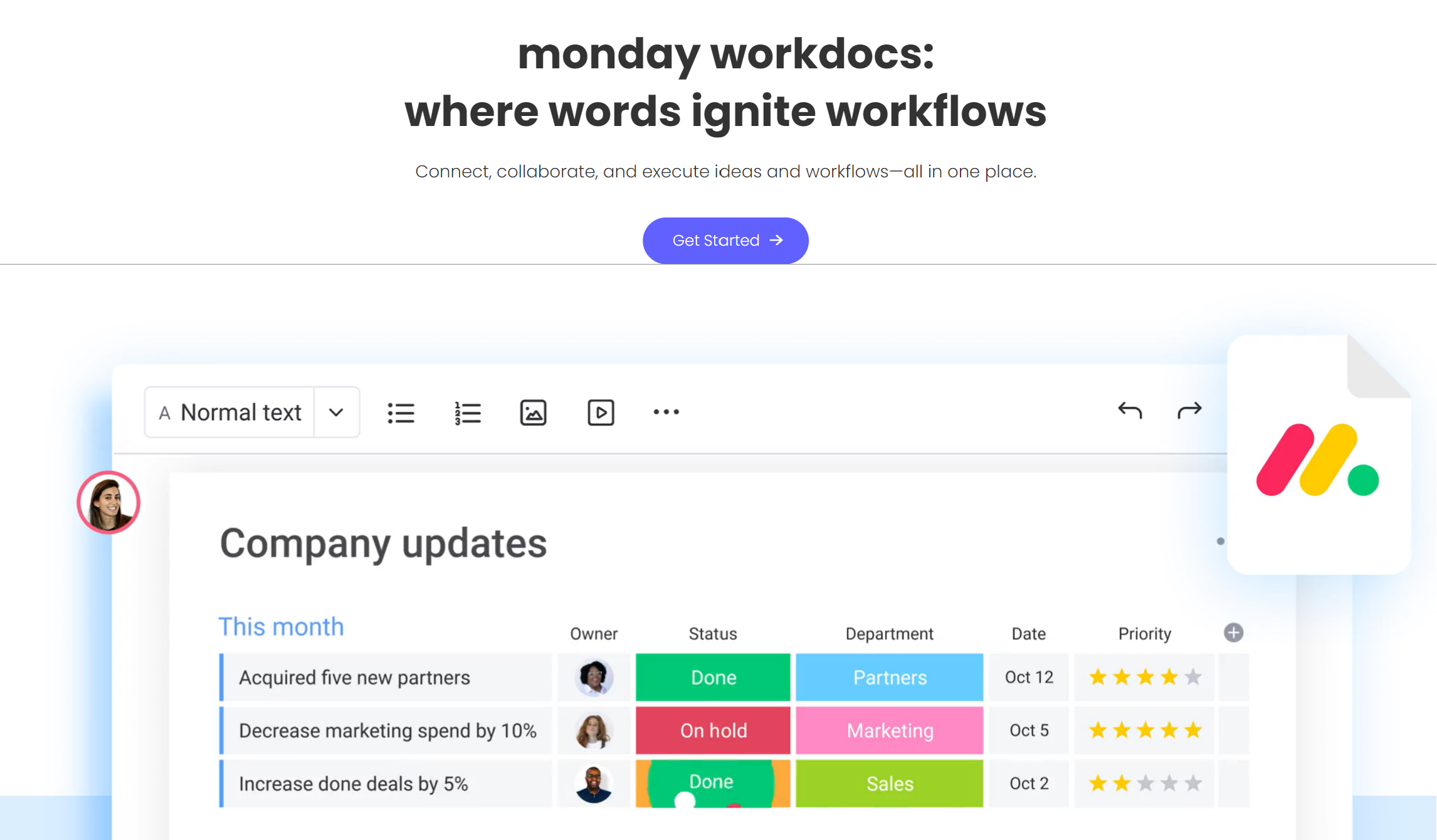 Integrated Workdocs