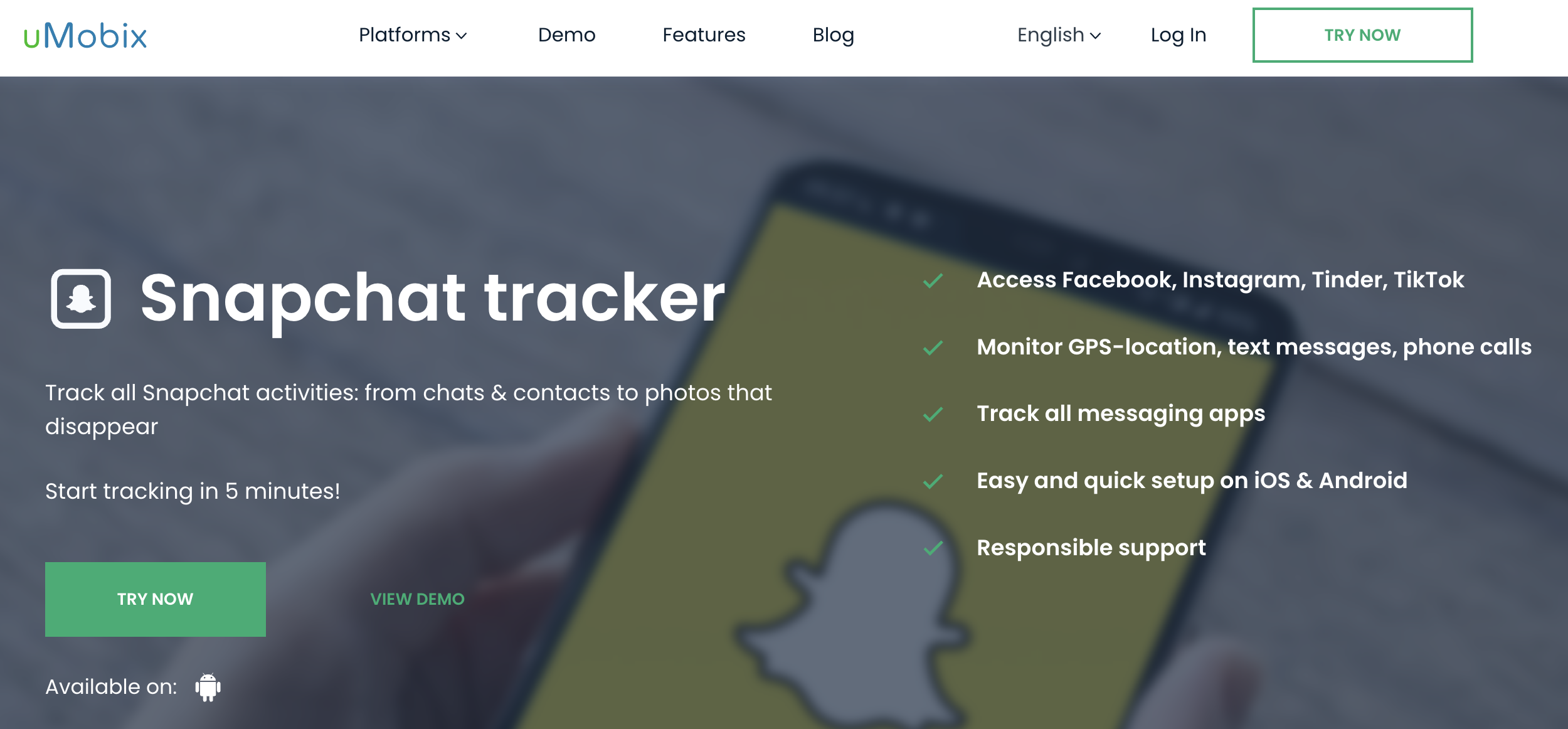 umobix snapchat tracker