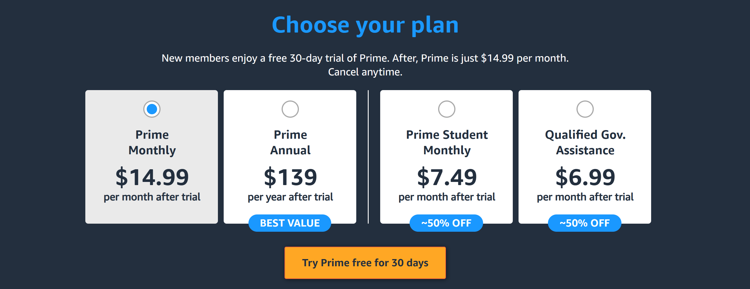 Amazon Pricing Pricing Plan 