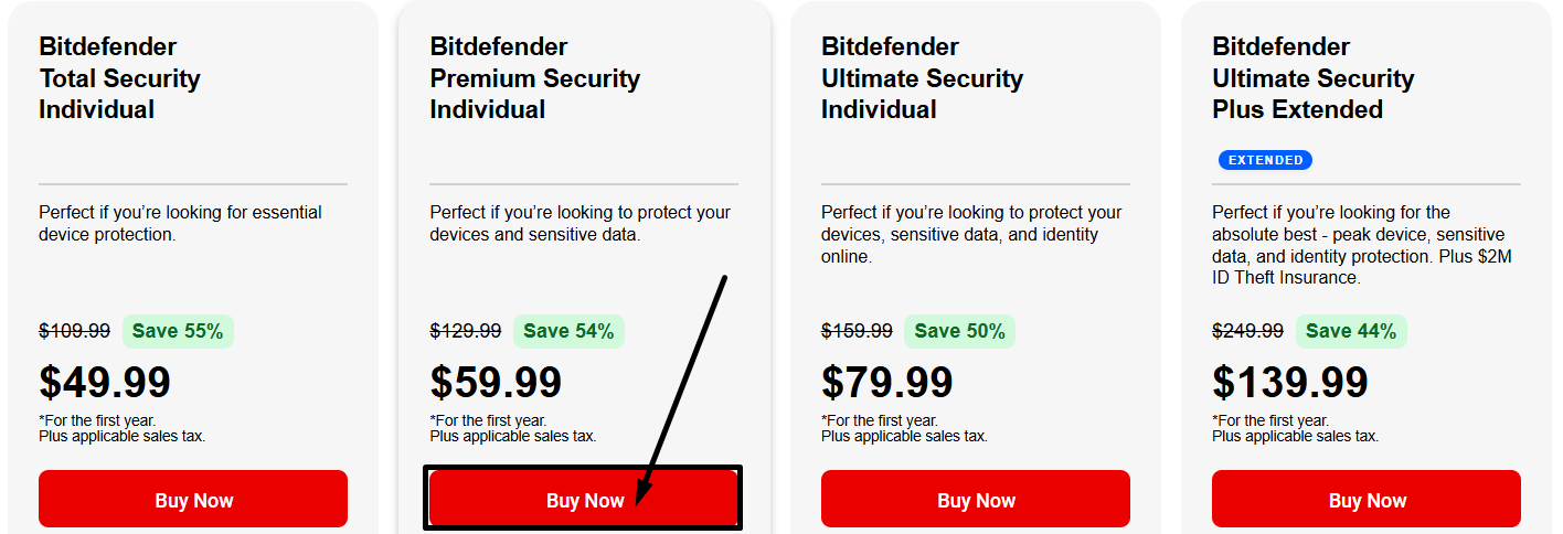 Choose-Plan-Bitdefender