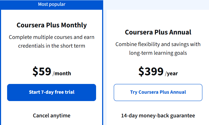 Coursera-Pricing
