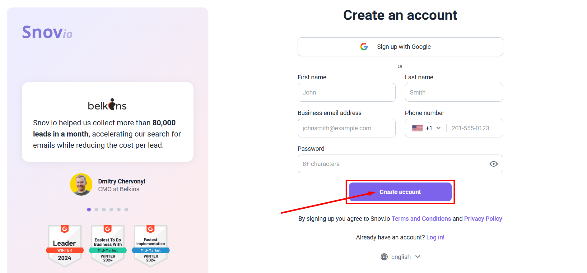 Create-Account-Snov.io