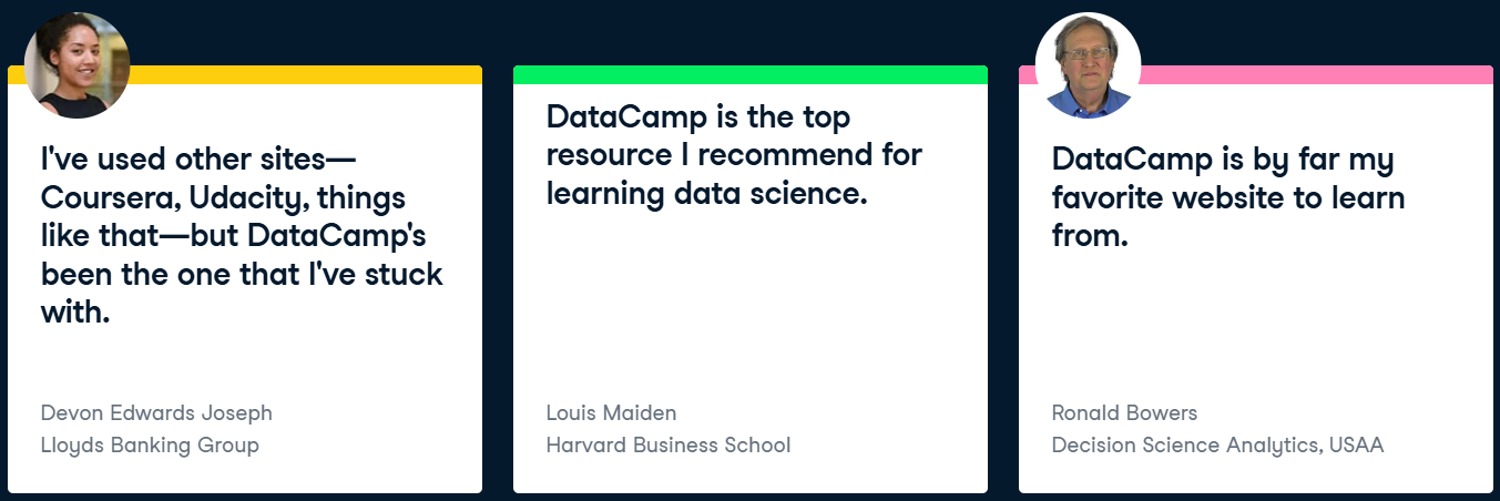 Customer-section-datacamp