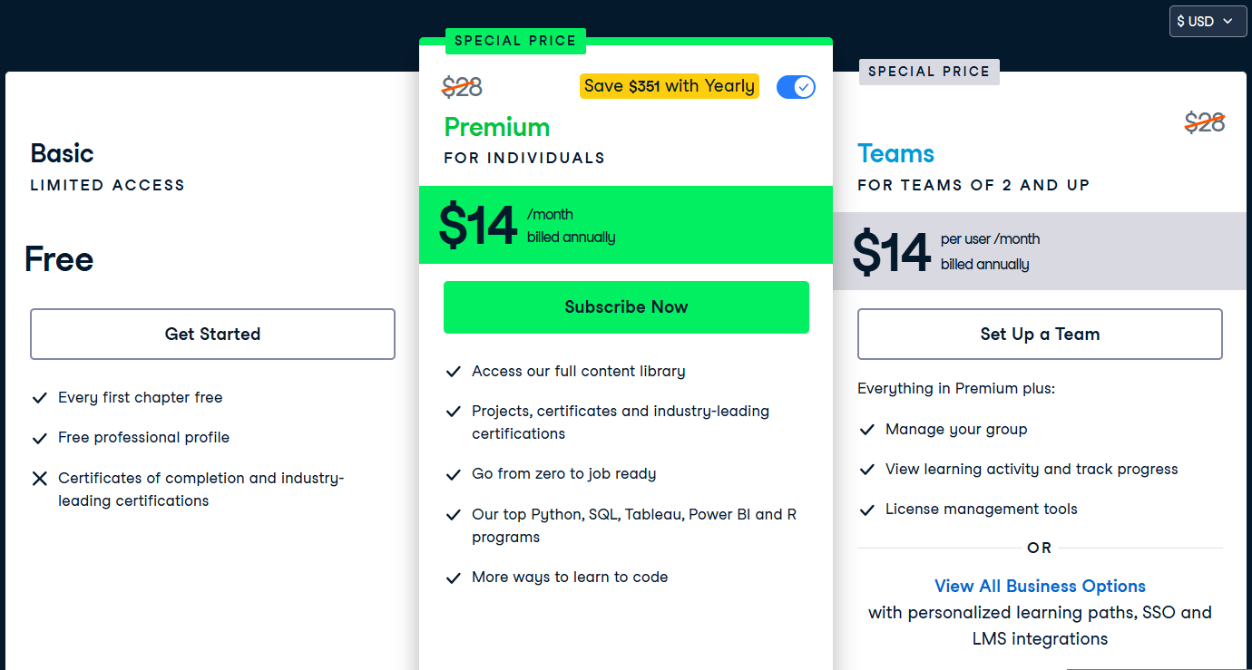 DataCamp-Black-Friday-Pricing-Individuals