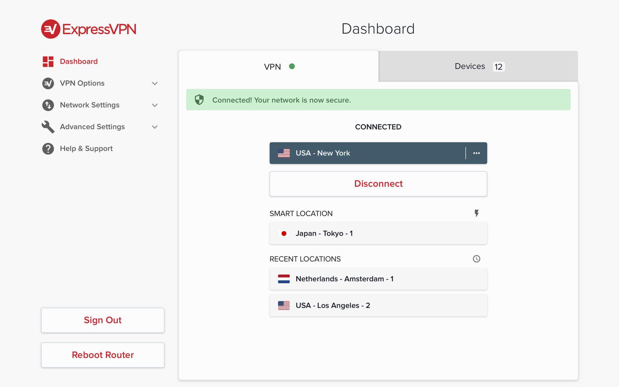 ExpressVPN-Dashboard