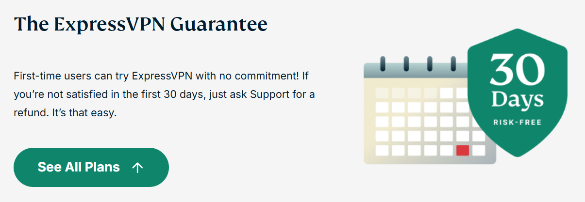 ExpressVPN-Moneyback-guarantee