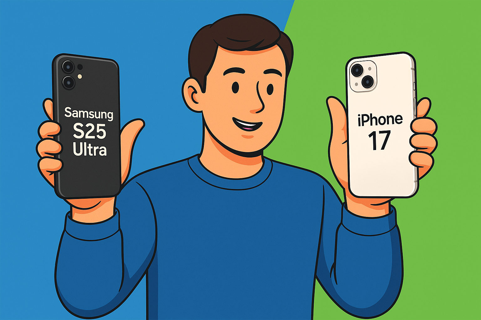 iPhone 17 vs samsung s25 ultra