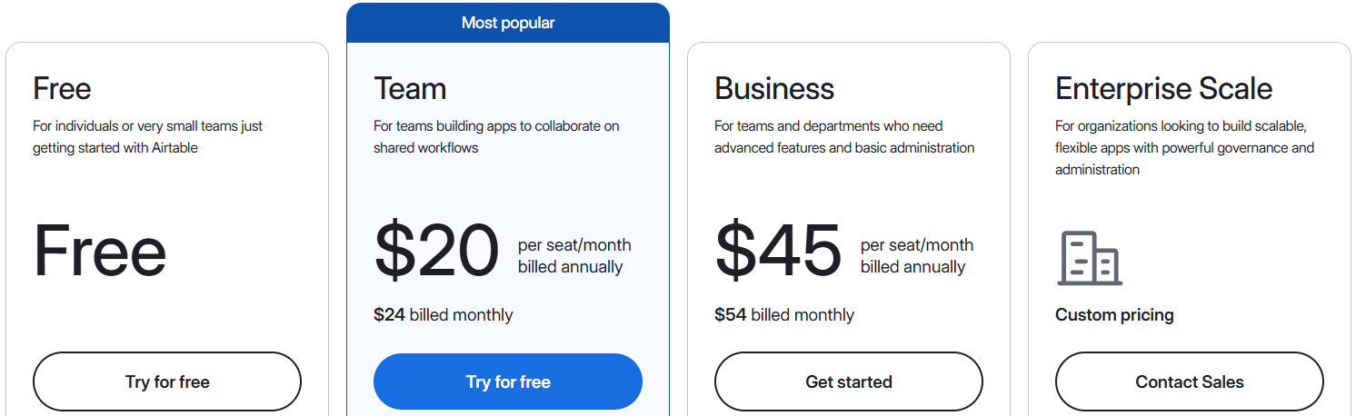 Airtable-Pricing