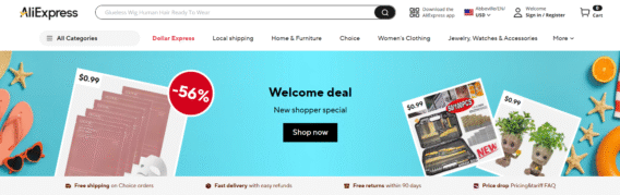 Aliexpress-interface