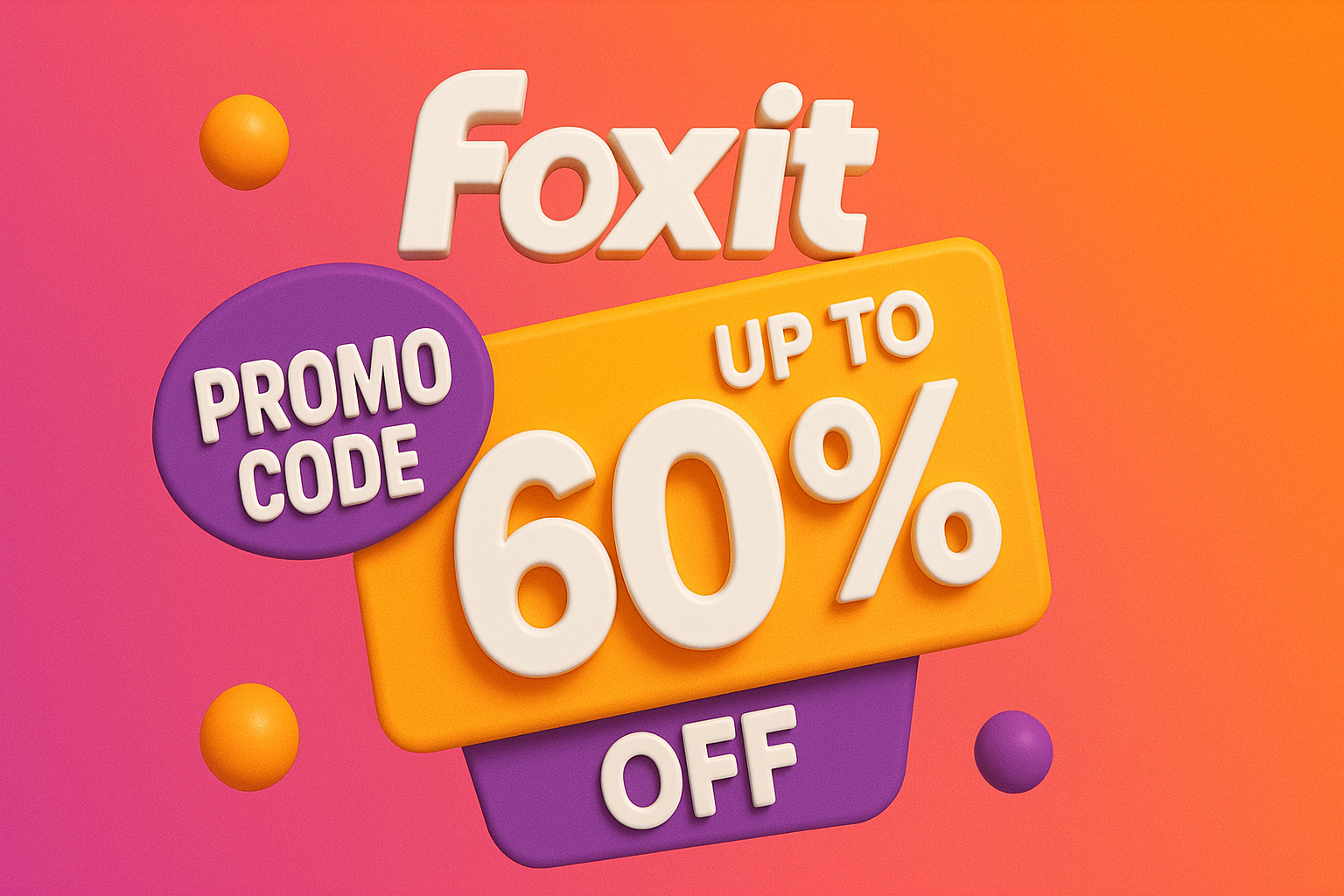 Foxit Promo code