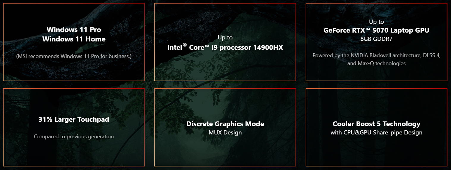 Katana-specifications