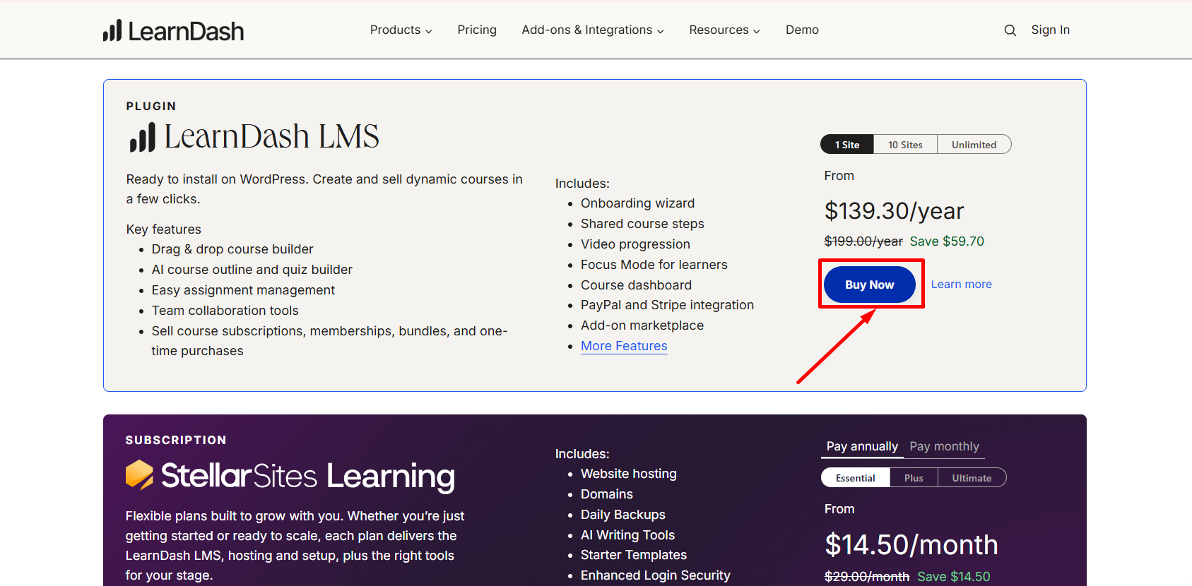LearnDash-Pricing-Plans-Choose