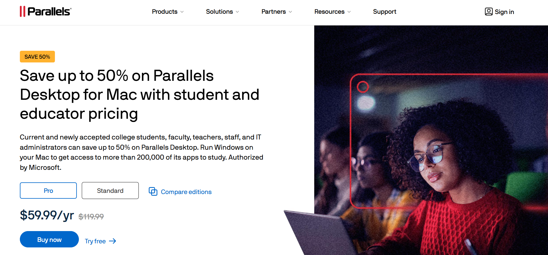 Parallels Student Discount