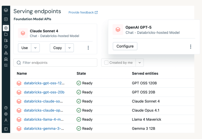 databricks-serving-endpoints